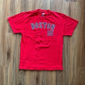 Genuine Merchandise Red Boston Pedroia Tee